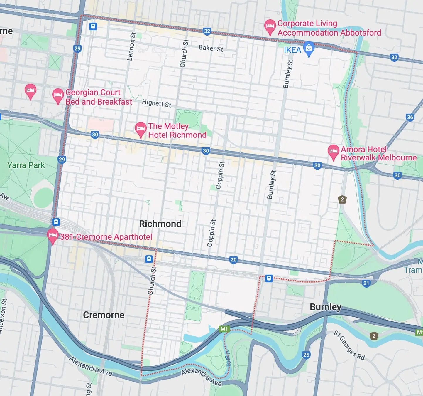 Richmond map area