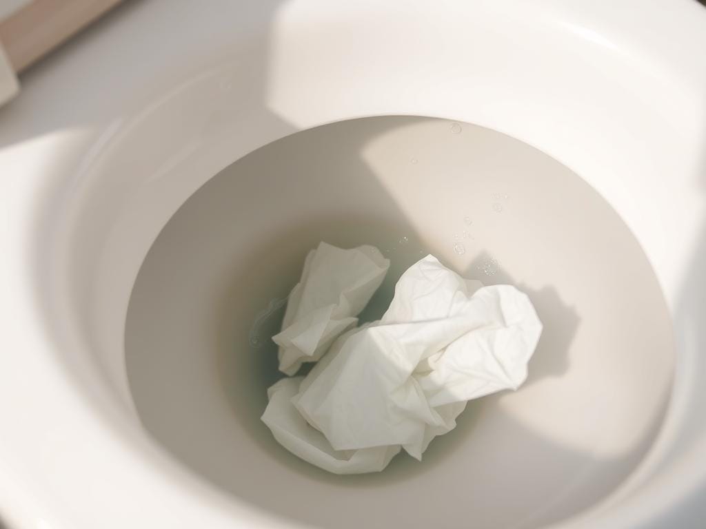 Can you flush Tissues ?